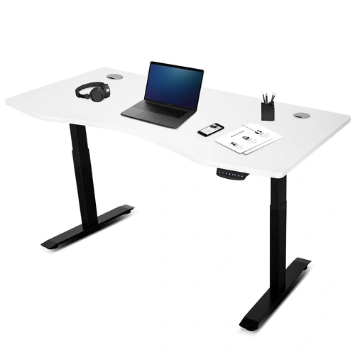 Lifespan Fitness ErgoDesk AUTO Series Automatic Standing Desk in & Black