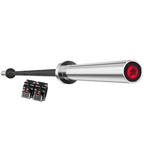 SPARTAN100 7ft Olympic Barbell Lockjaw Collars