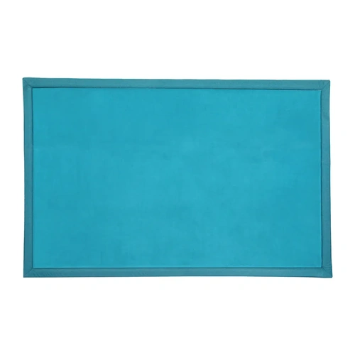 Marlow Coral Velvet Area Rugs Large Mat