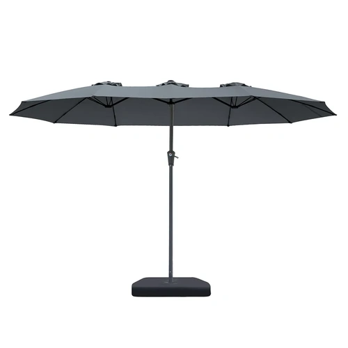 Centra 4.5M Double-sided Patio Umbrella Outdoor Umbrella Base Stand