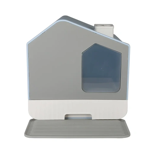 Fully Enclosed Cat Litter Box Mat