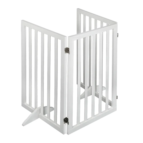 Wooden Pet Gate Dog Fence Safety