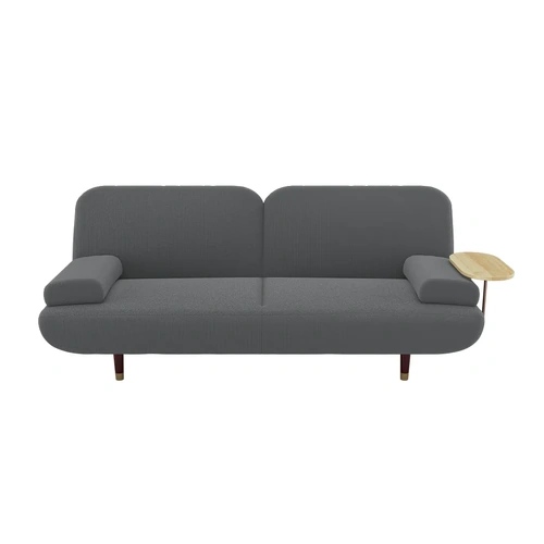 CONVERTIBLE SOFABED WITH USB CHARGE AND SIDE TABLE
