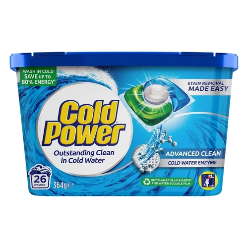 Cold Power Advanced Clean Laundry Detergent Capsules