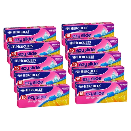 Hercules Ezy Slide Storage Bags 15pk