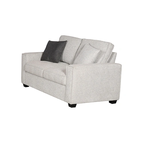 Sofa Set Polyester Fabric Multilayer 2 Pillows Attached Individual Pocket
