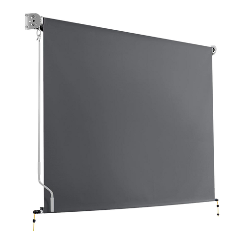 Retractable Straight Drop Roll Down Awning Garden Patio Screen