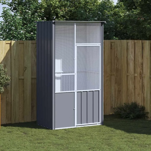 Bird Cage Anthracite Galvanised Steel