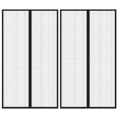 Insect Door Curtains 2 pcs with Magnet Blocks