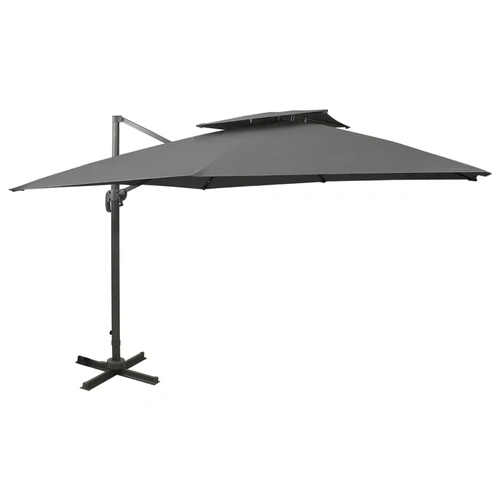 Cantilever Garden Parasol with Double