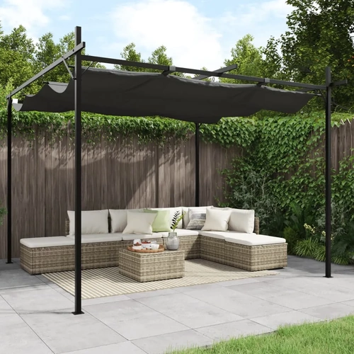 Pergola with Retractable Roof
