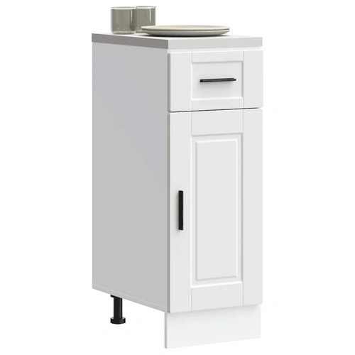 Kitchen Base Cabinet Porto White Engineered Wood