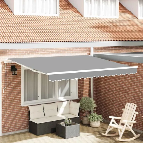 Awning Frame Manual White Aluminium