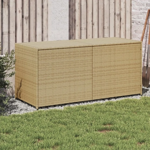 Garden Storage Box Mix Poly Rattan