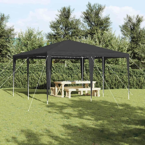 Party Tent Anthracite Polyethylene and Steel