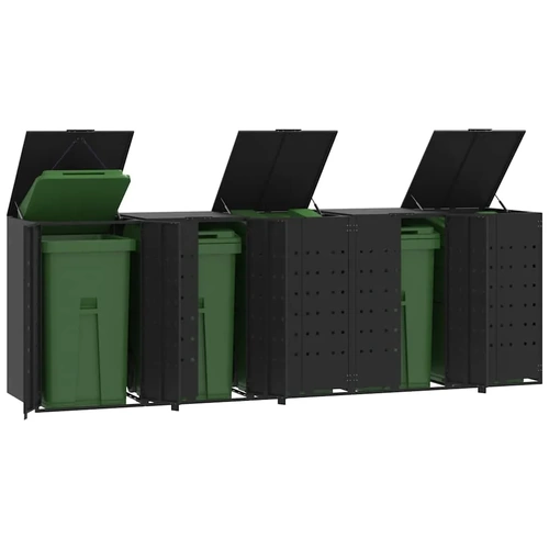 Wheelie Bin Storage for 5 Bins Steel