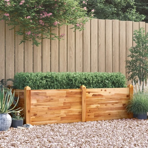 Garden Raised Bed Solid Wood Acacia