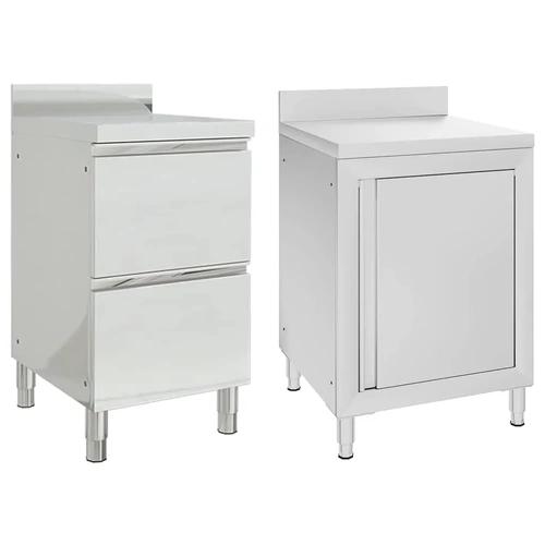 Commercial Kitchen Cabinets 2 Piece Stainless Steel