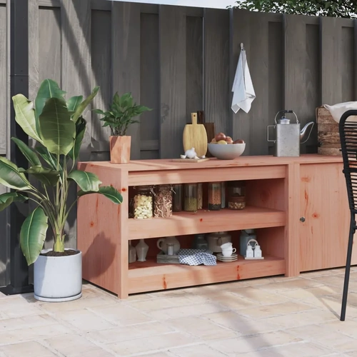 Outdoor Kitchen Cabinet Solid Wood Douglas