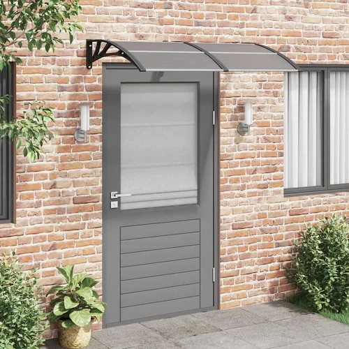 Door Canopy Black Polycarbonate