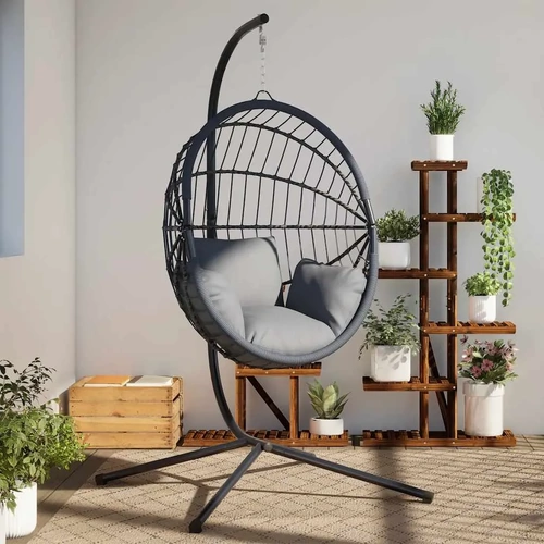 Hanging Egg Chair Stand without Basket Steel