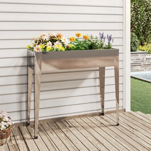 Garden Planter Galvanised Steel