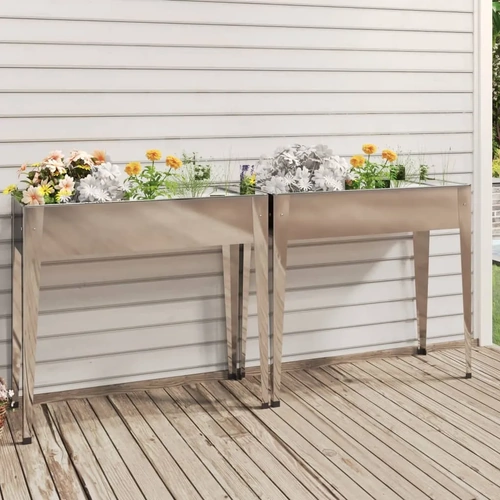 Garden Planters Galvanised Steel