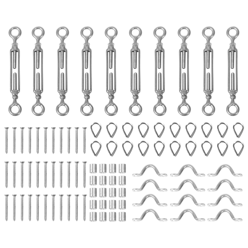  Wire Rope DIY Balustrade Kit 10 Set Stainless Steel Grade316 Eye/Eye