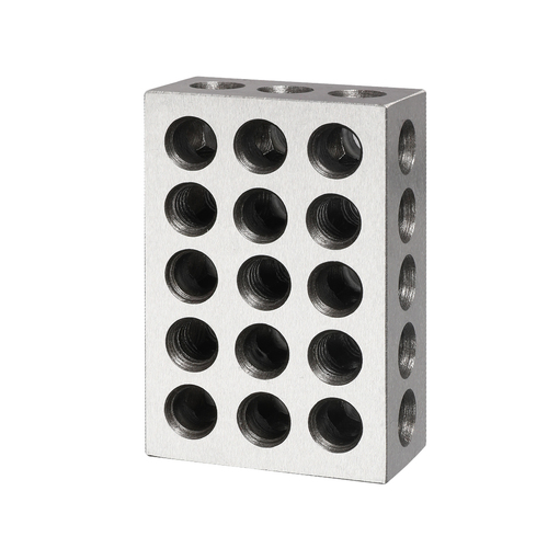 123 Block Set 1-2-3 Blocks 23 Holes Machinist Metalworking Woodworking 1 Pair