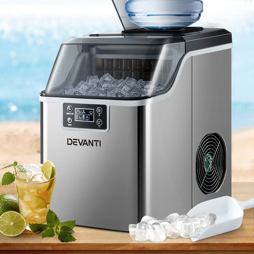 Ice Maker Machine Commercial Portable Ice Cube Tray Countertop 3.2L