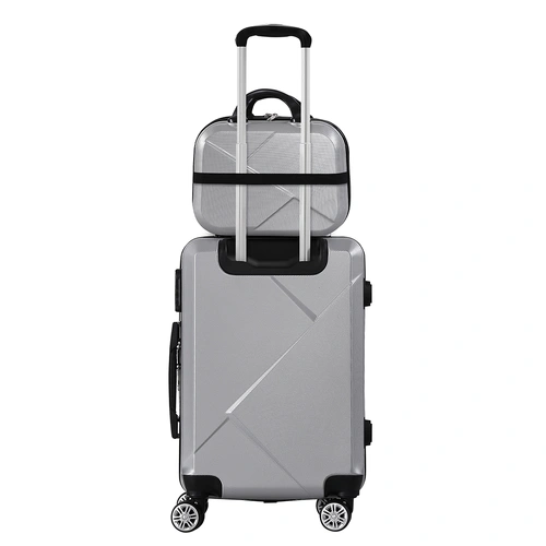  2pcs 20"Travel Luggage Set Grey