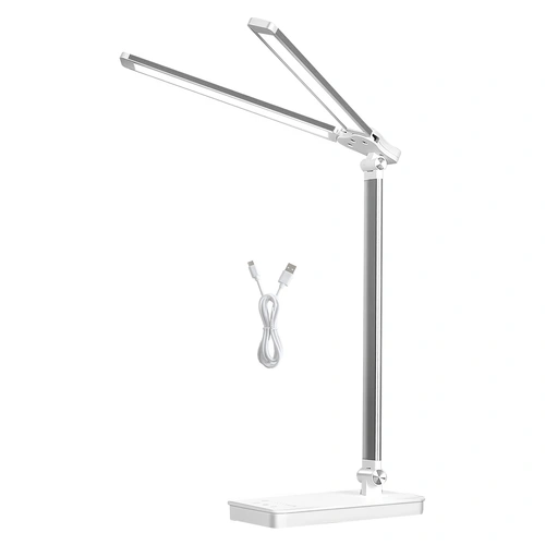 Emitto Double Head Desk Lamp LED Light Eye Caring USB