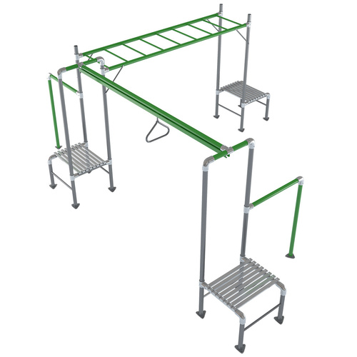 Junior Jungle Tarzan - Monkey Bar with Flying Fox