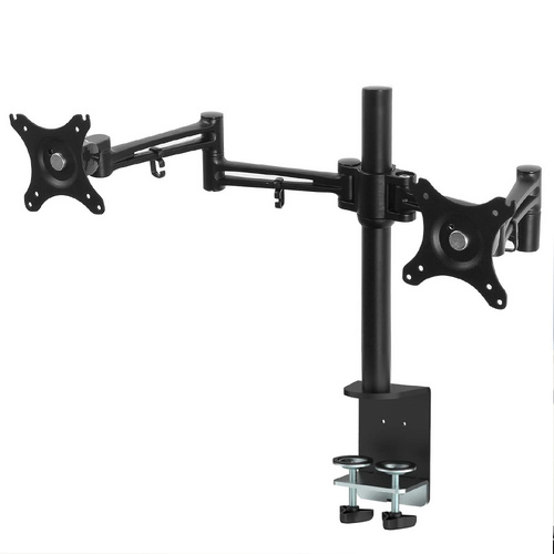 Monitor Arm Mount Dual Black