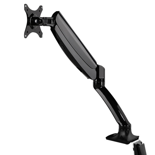 Monitor Arm Mount Single Gas Black