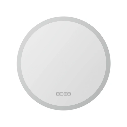 Bluetooth LED Wall Mirror With Light 60CM Bathroom Decor Round Mirrors