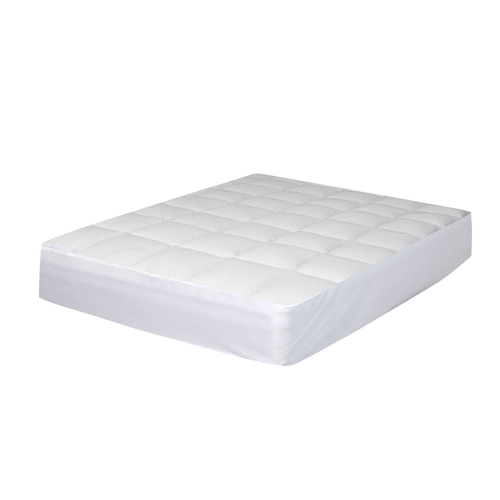 Mattress Protector Luxury Topper Bamboo Quilted Underlay Pad Queen