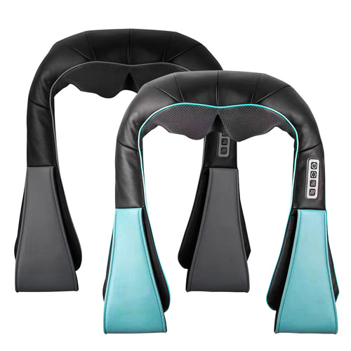 2X Electric Kneading Back Neck Shoulder Massage Arm Body Massager Black/Blue