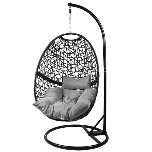 Hanging Swing Egg Chair Outdoor Furniture Hammock Pod Patio Cushion Seat