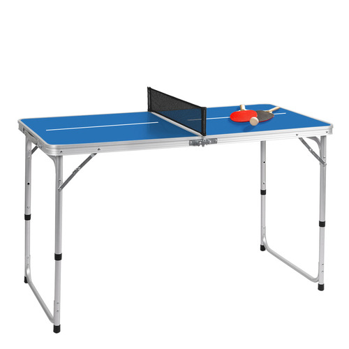 Table Tennis Table Foldable Ping Pong Balls Bats Game Set Indoor Outdoor
