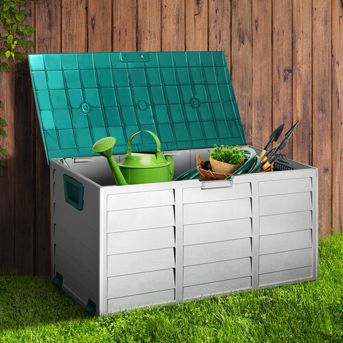 Giantz 290L Outdoor Storage Box - Green