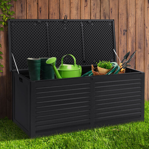 Outdoor Storage Box Container Indoor Garden Toy Tool Sheds Chest 490L