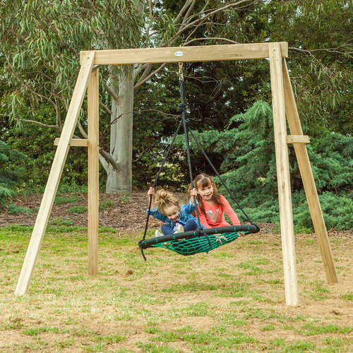 Oakley Swing Set with 100cm Spidey Web Swing