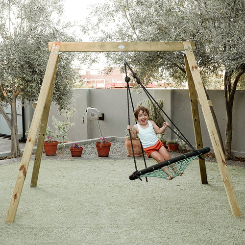 Oakley Swing Set with 120cm Spidey Web Swing