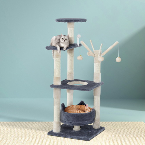 Cat Tree Scratching Post Scratcher Cat Tree Tower Condo House toys 110cm