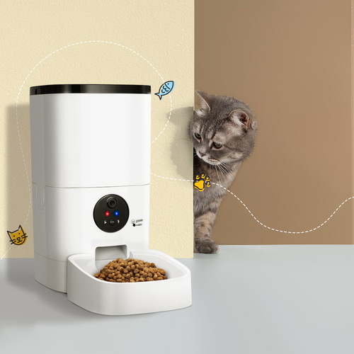 Automatic Pet Feeder 6L Auto Camera Dog Cat Smart Video Wifi Food App Hd