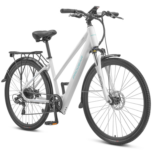 Progear E-Sierra Ladies 700*17" Hybrid E-Bike Whisper White