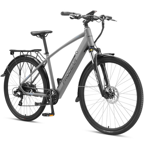 Progear E-Sierra Mens 700*18" Hybrid E-Bike Shadow