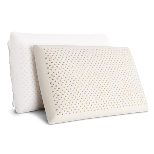 Bedding Set of 2 Natural Latex Pillow 