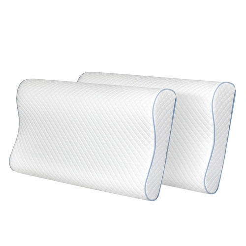 Dreamz Memory Pillow Supprt Shoulder FoamWhite Pillowcase